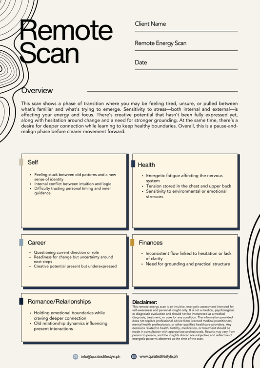 Remote Energy Scan Report